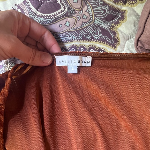 Baltic Born Brown Wrap Dress - Picture 3 of 6